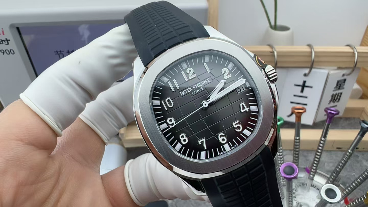 DDF Patek Philippe grenade new button rubber strap black plate