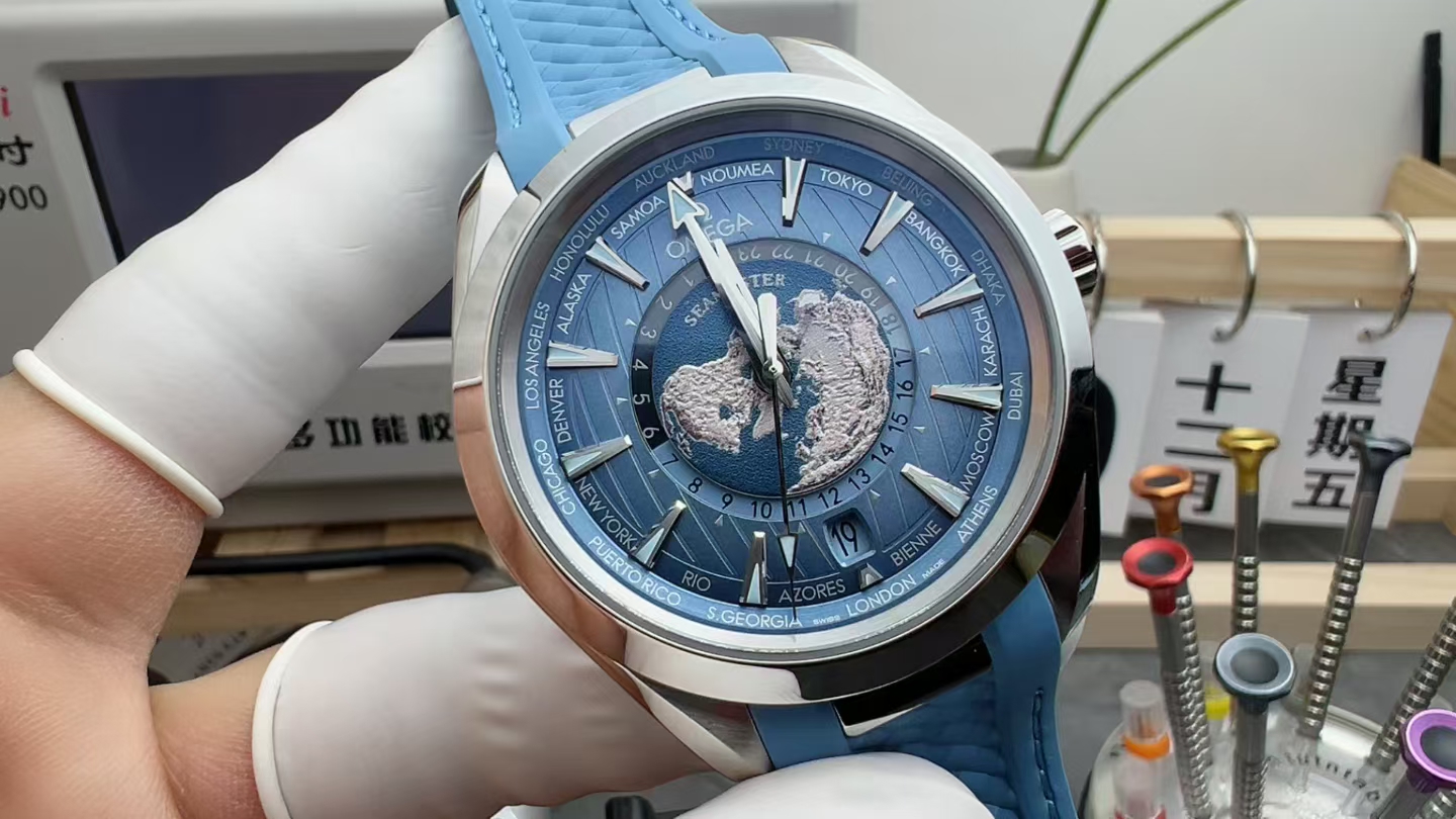 VS Omega Blue Disc Poseidon Rubber Band Blue Disc