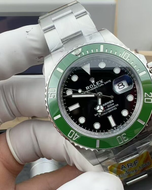ARF Rolex Black Plate Fourth Generation Green Water Ghost 41MM 126610 Steel Strip