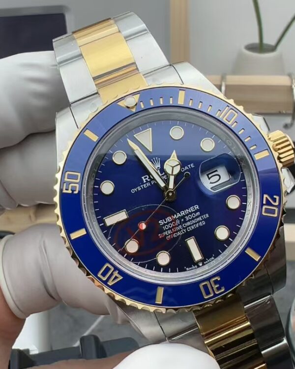 VS Rolex Weighing Room Gold-Blue Water Ghost Steel Strip