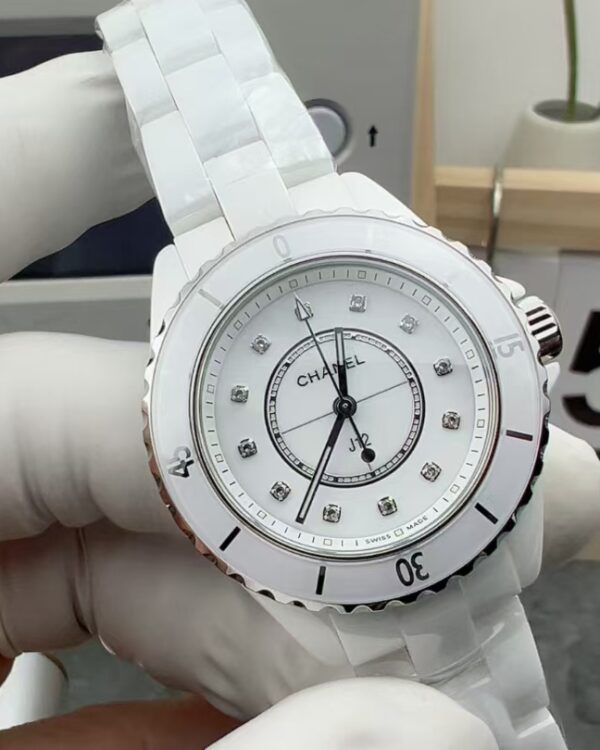 XF Chanel J12 white plate white ceramic
