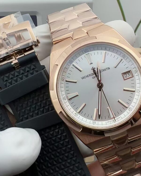 MKS Vacheron Constantin rose gold steel strip across the world