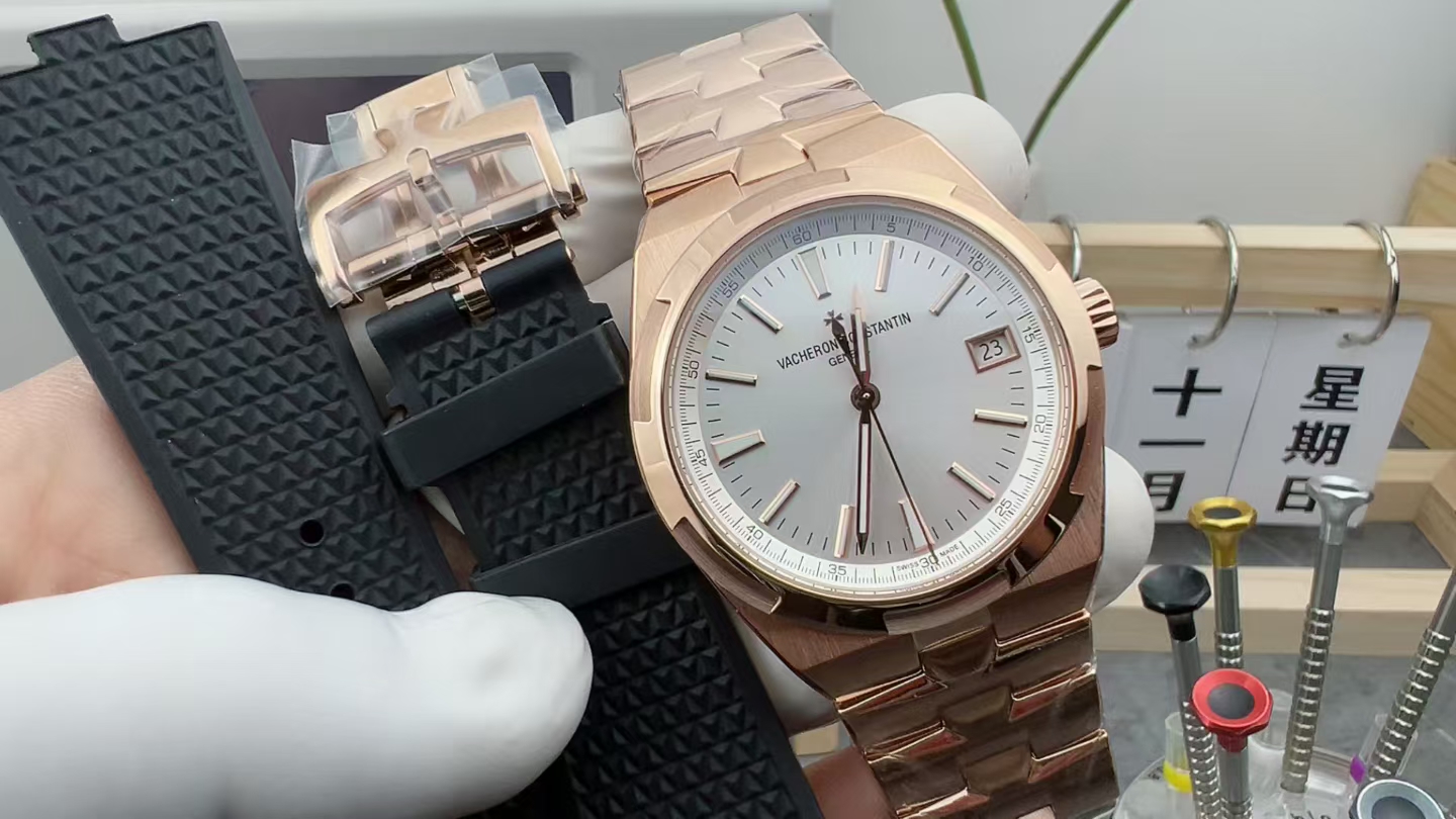 MKS Vacheron Constantin rose gold steel strip across the world