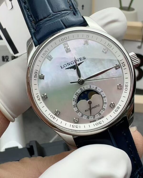 V9 Longines Fritillaria Plate Women's Moon Phase Belt