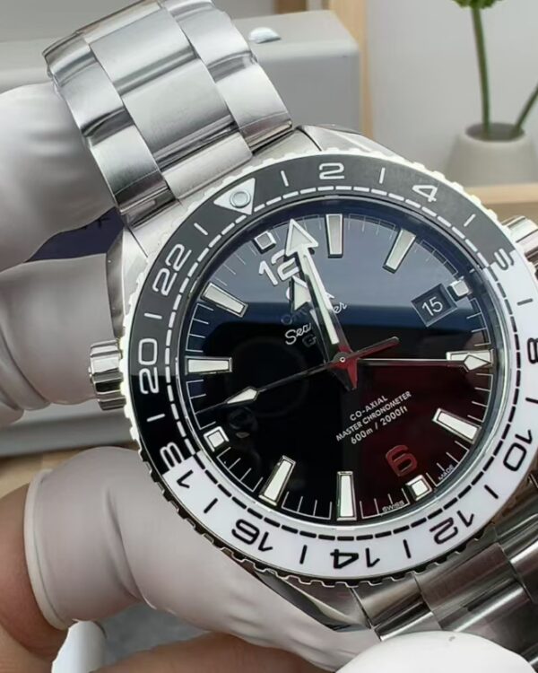 VS Omega Tai Chi Ring Steel Belt Black Plate