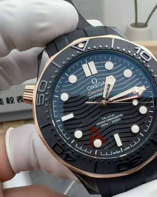 VS Omega Gold Dark Knight Rubber Band Black Plate