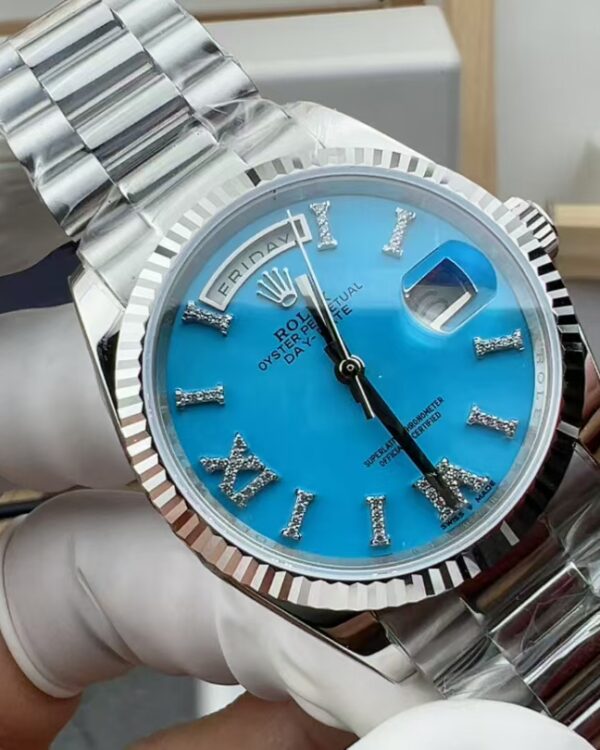 RA Rolex Steel Strip Blue Disc Weekly Journal