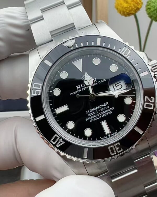 VS Rolex 41mm nigger steel strip black plate