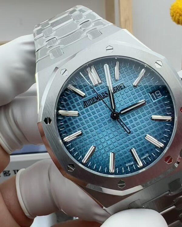 ZF Audemars Piguet Royal Oak 15500 Steel Belt Ice Blue Plate