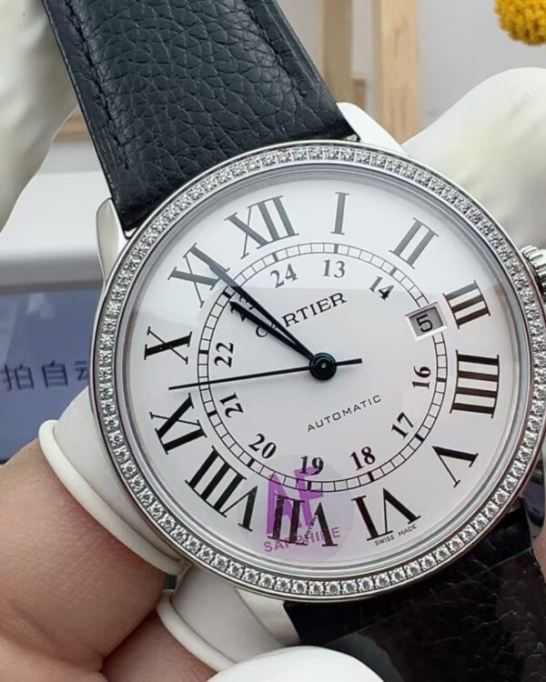 AF Cartier white disk drill loop London belt