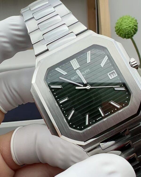 PPF Patek Philippe Steel Belt Green Plate