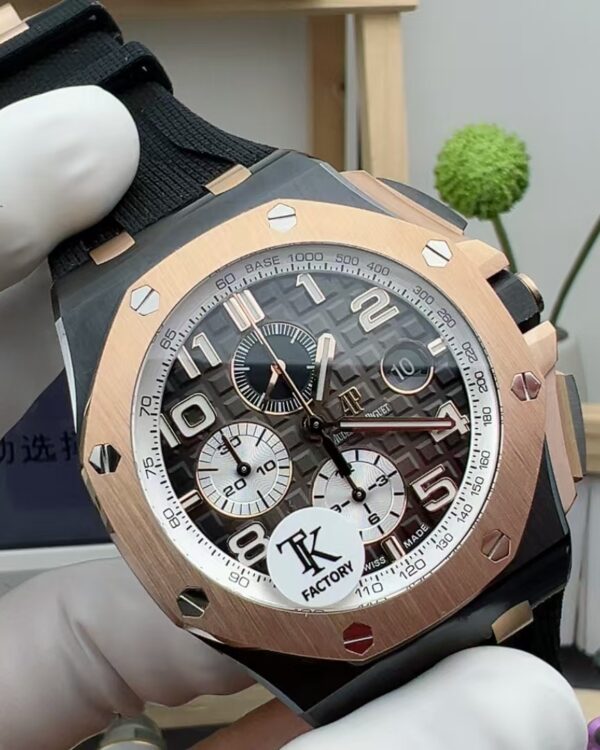 TK Audemars Piguet 26400 nylon woven strap grey plate