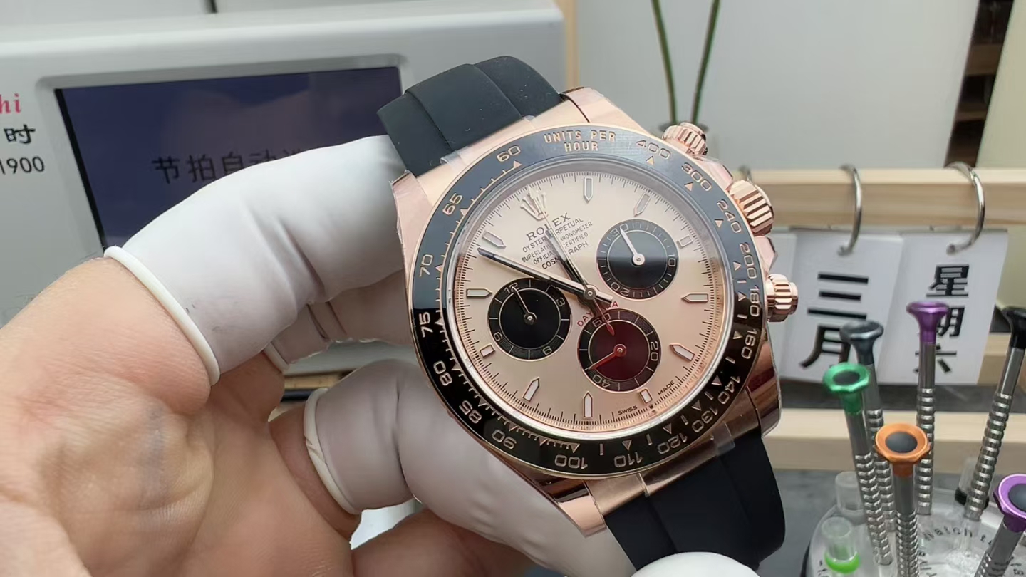 ARF Rolex Champagne Plate Weight ARF Daytona Rubber Strap