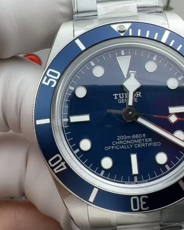 ZF Tudor small blue shield steel strip blue plate