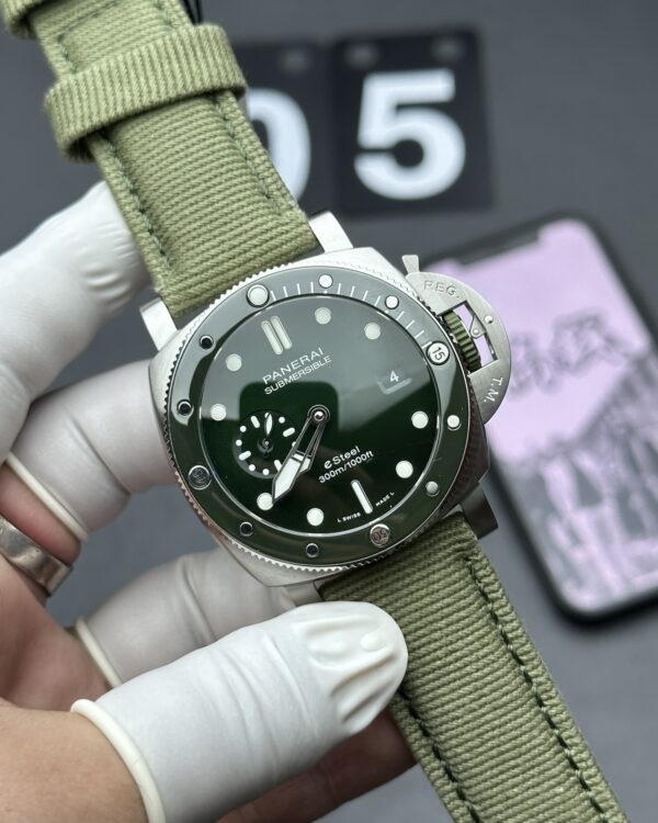 VS Panerai 1287 nylon woven strap black plate