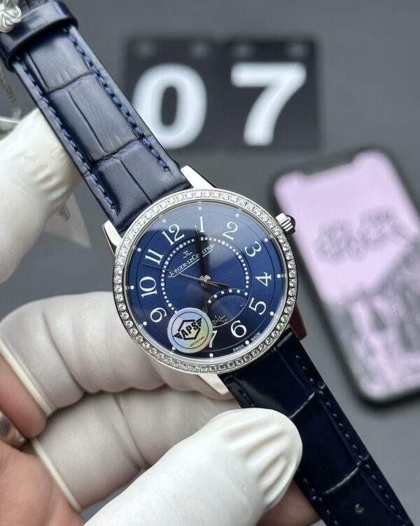 APS Jaeger-LeCoultre Diamond Loop Dating Belt Blue Disc
