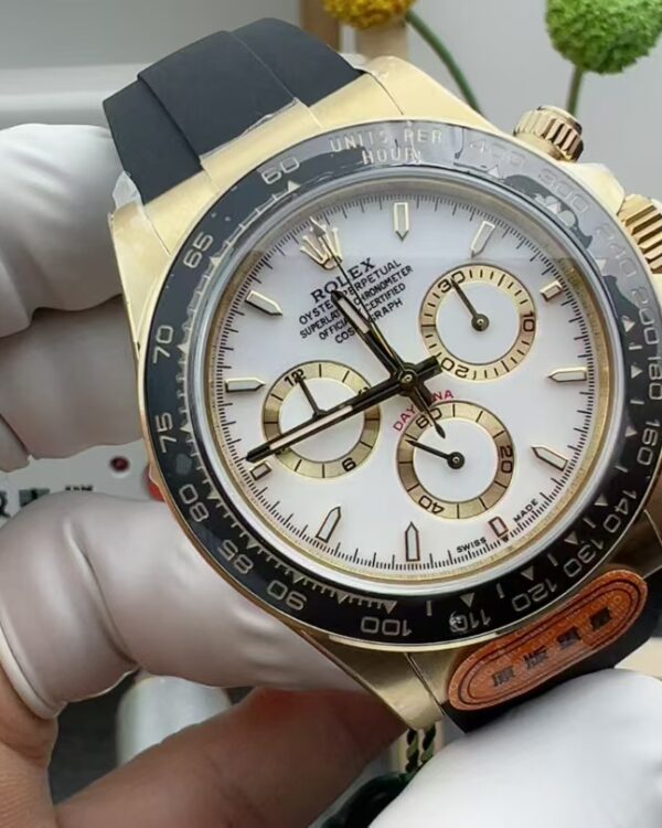 CBD Rolex Weighed Gold Gedi Rubber Strap