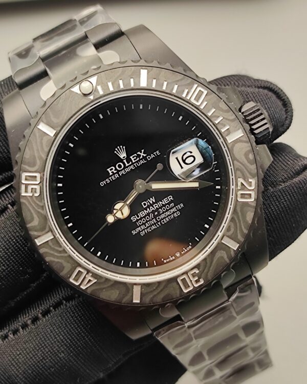 VS Rolex DIW carbon fiber wordless book black disk