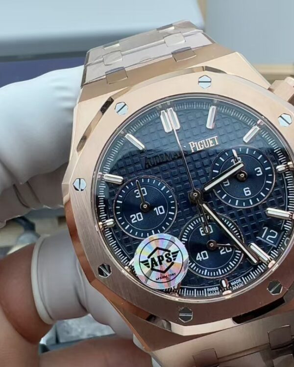 APS Audemars Piguet rose gold blue plate 26240 steel strip