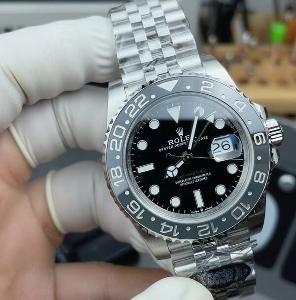 C Rolex Preserved Egg Ring 126710 Steel Belt Black Plate