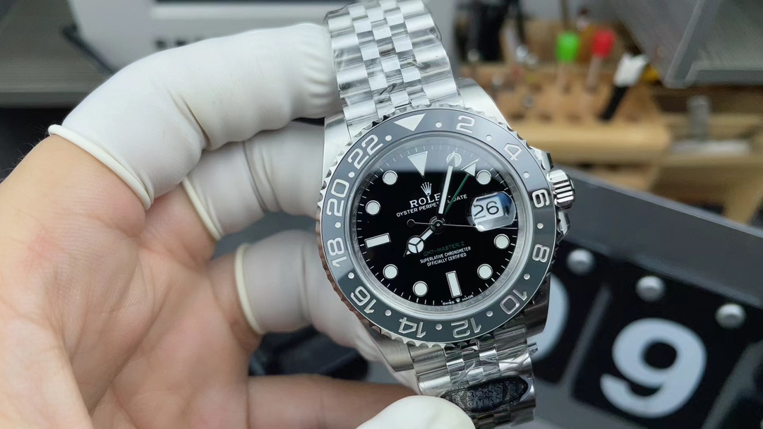 C Rolex Preserved Egg Ring 126710 Steel Belt Black Plate