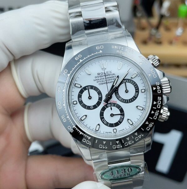 C Rolex 116500 Steel Belt Panda Di Bai Plate