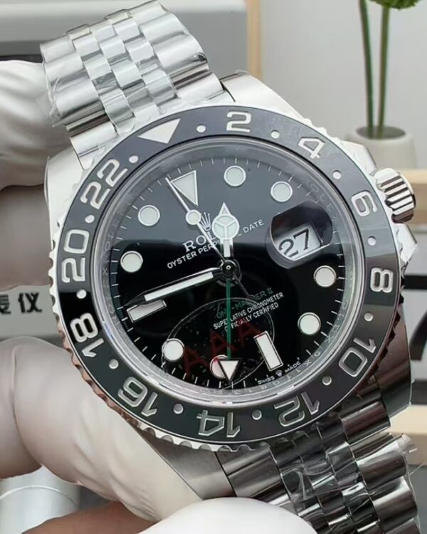 VS Rolex Preserved Egg Ring with Five Baht Strap Black Plate