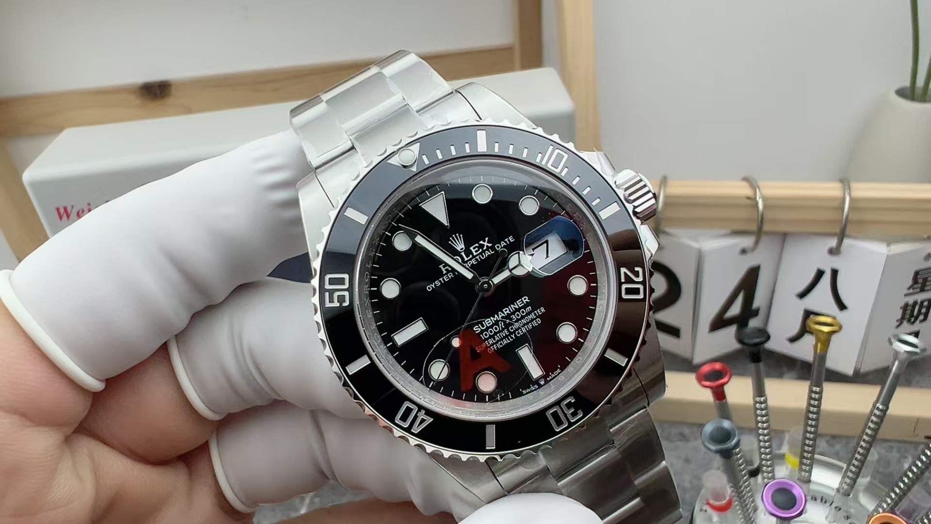 VS Rolex 41 Blackwater Ghost 2824 Movement Youth Edition Steel Belt Black Plate