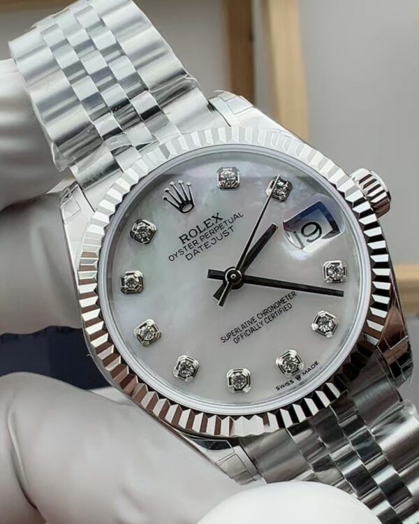 GS Rolex Women's Log 31mm 278274 Steel Belt White Plate