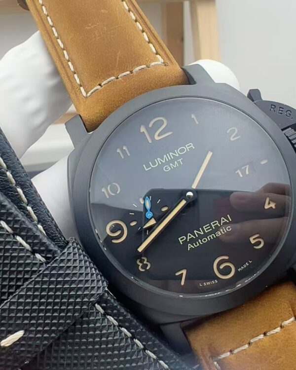 VS Panerai black ceramics two-time watch belt black disc
