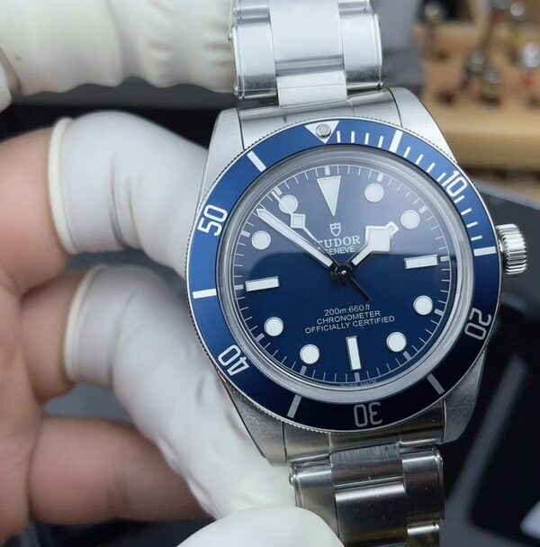 ZF Tudor 58 Biwan 58 Navy blue steel strip blue plate