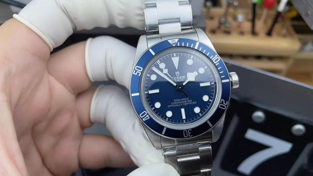 ZF Tudor 58 Biwan 58 Navy blue steel strip blue plate