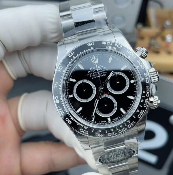 C Rolex 4131 Movement Black Tody Steel Band Black Plate