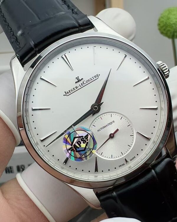 APS Jaeger-LeCoultre Ultra-thin Master Small Seconds Belt White Disc