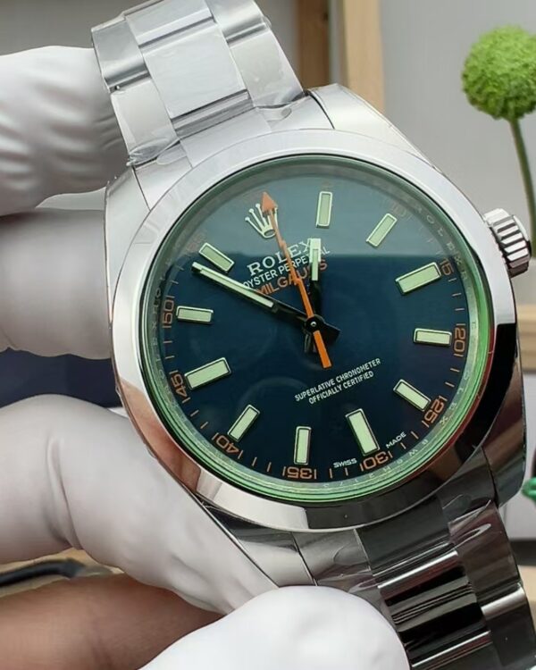 VS Rolex Oyster Perpetual Green Glass Steel Belt Green Plate
