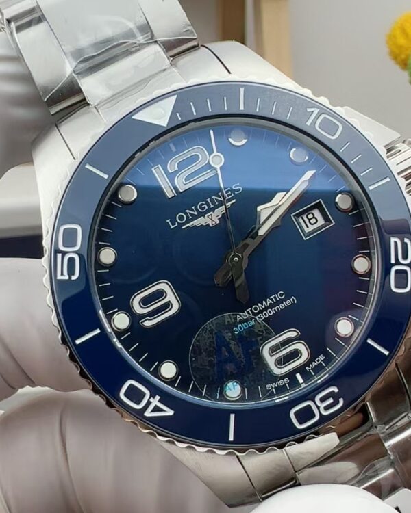 AF Longines Concas 43mm steel strip blue disk