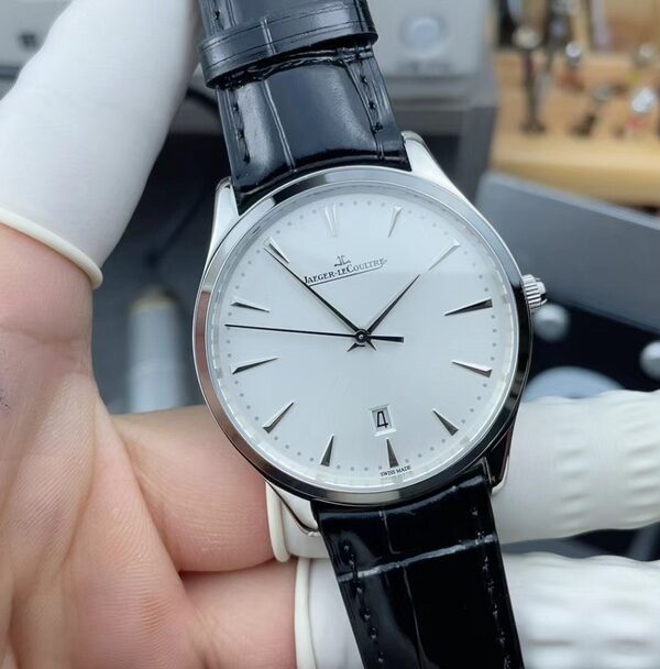 TW Jaeger-LeCoultre Ultra-thin Master Belt White Disc