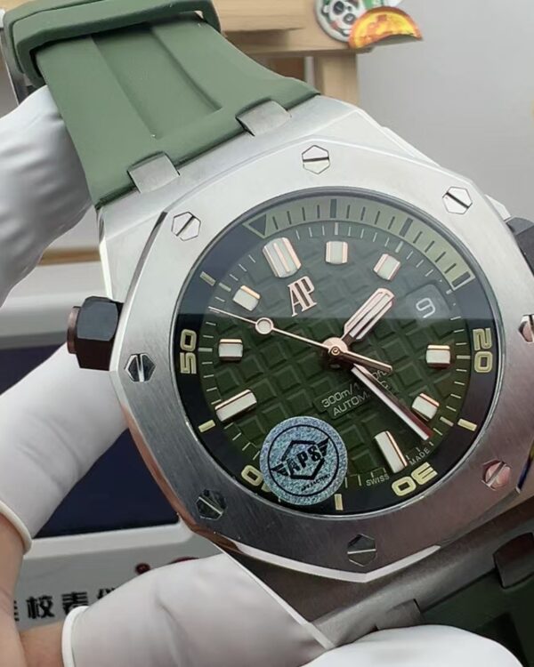APS Audemars Piguet 15720   Rubber strap avocado