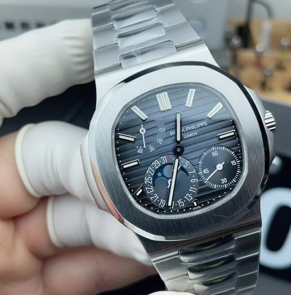 PPF Patek Philippe 5712 New Button Steel Belt Gray Plate