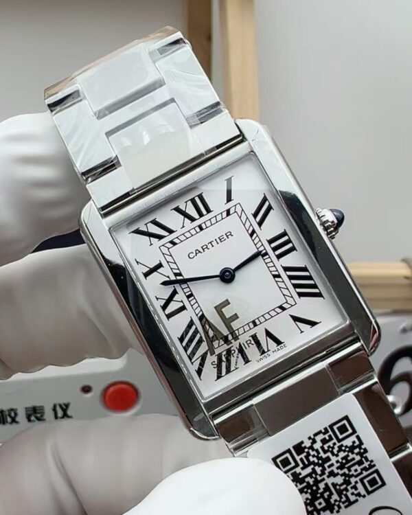 AF Cartier women's tank steel belt white plate