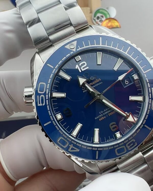 VS Omega Blue Disc Seahorse 600 Steel Belt Blue Disc