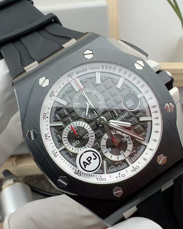APJ Audemars Piguet Royal Oak 26400 Rubber Band Black Plate