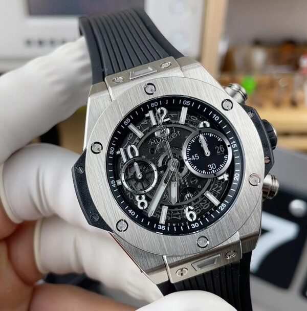 BBF Hublot titanium shell big explosion rubber strap black plate