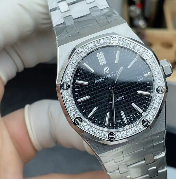 8F Audemars Piguet AP15451 frost gold black plate steel strip