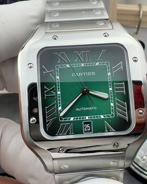 BV Cartier Green Plate Sandos Steel Strip Green Plate