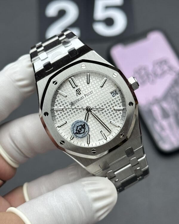 APS Audemars Piguet Royal Oak 15500 Steel Strip White Plate