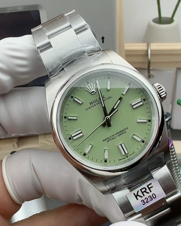 KRF Rolex Avocado Perpetual Steel Strip