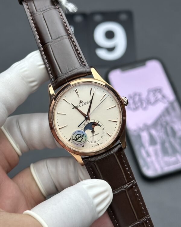 APS Jaeger-LeCoultre Rose Gold Moon Phase Master Belt