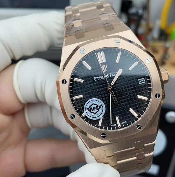 APS Audemars Piguet Rose Gold 15500 Black Plate
