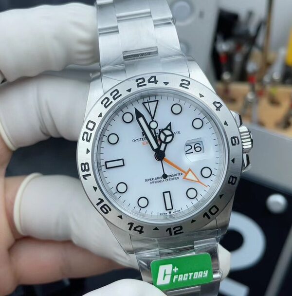 C+ Rolex Probe II 2412 Steel Strip White Plate